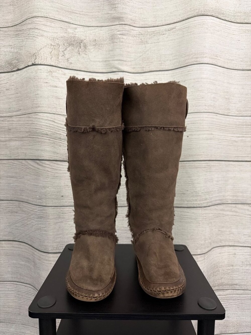 Tory Burch Amelie Tall Shearling Boots